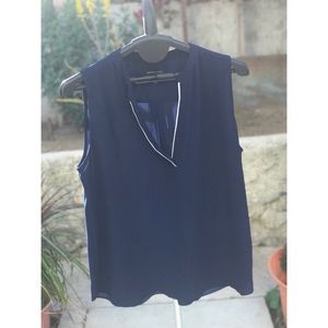 Navy Blue Blouse